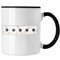 Trendation - Biathlon Grafik Tasse Geschenk für Biathlon-Fans (Schwarz)