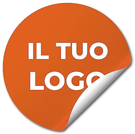 100 ADESIVI PERSONALIZZATI in PVC | BizArre Creations: Etichette Personalizzate con Logo Azienda, Immagini e Foto Formati Cerchio Quadrato Rettangolo Prodotto Italiano Spedizione Veloce