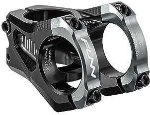 Funn Equalizer Bike Stem with Zero Rise- Length 35mm stem with 31.8mm Bar Clamp, 0 Degree Alloy Bike Stem for Mountain Bike and BMX Bike (Gray)