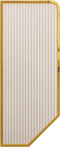 KJHYYPP Urinal-WC-Trennwand, an der Wand montierter Urinal-Sichtschutz, für Badezimmer/Hotel/öffentliche Orte (Gold)