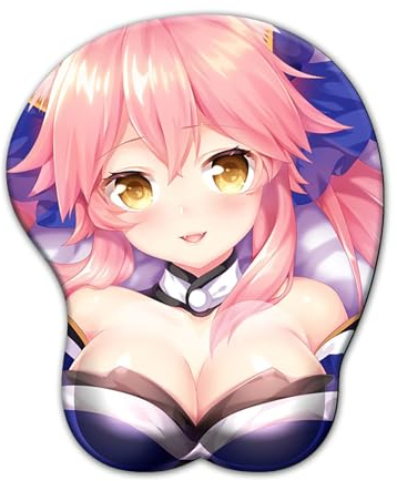 ELLENNE - Tapis de souris 3D en gel avec support pour poignet - MANGA ANIME GAMING Japon JAPAN C01