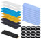 Dissipateur Thermique Dissipateur 8 Pack M.2 2280 Nvme SSD Heatsinker Cooler avec Thermal Pad Alloy Aluminum Heat Sink Cooling Sink for Laptop, 70x22x3mm