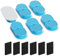 TOONIOOS 12 Fontaine a Eau Chat Filtres: Fontaine à Eau pour Chat Filtre - Distributeur Eau Chat Filtre - Fontaine Chat Filtre - Filtration Multiple - 6 Filtres à Charbon + 6 Filtres à Mousse