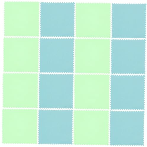 VALICLUD 150piezas Paños De Limpieza De Coloridos para Pulir Joyería Plata Limpiadores De Joyas Reutilizables y Lavables