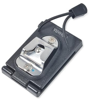 HYSHIKRA Two Way Radio Belt Clip Walkie Talkie Quick Disassembly Belts Accessories, for Handheld Radio/Speaker Microphone/Mobile Radio Speaker, Compatible with Baofeng Motorola Quansheng (BLACK 02)