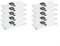 QOXEZY Lot de 10 sacs à poussière en tissu non tissé pour Karcher NT 30/1 Ap Te L, 2.889-154.0 NT 30/1 30L, NT 30/1 Ap L, EU2613