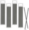 24 recharges de crayons de charpentier, 2,8 mm HB robuste mine crayon chantier, réutilisables mine criterium, recharge de graphite de charpentier pica dry
