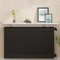 Loch & Skye Radiator Shelf MDF Wooden Floating Shelf with Brackets No-Drill Over Radiator Shelves for Heat Dissipation Floating Heater Top for Living Room, Bedroom, Home Decor (White, 60cm)