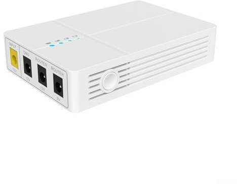 Drivstraw UPS Uninterrupted Power Supply, 7800MAh Battery Backup Power Bank Single DC 9V/12V Output For Modem Router Camera