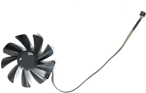 FANFAOZ Laptop parts 85MM 4PIN CF9015H12S RTX2080 TI GPU fan for Zotac for Geforce for RTX 2080 Ti graphics card(Silver)
