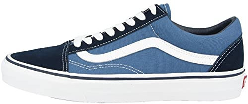 Vans Homme Old Skool Classic Suede/Canvas Baskets, Navy, 49 EU