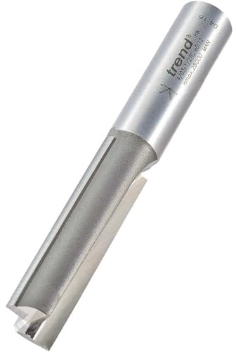 Trend Two Flute Router Cutter, 1/2 in Shank, 14mm x 50mm, TCT | For Clean Routing In Wood And Composites With 1/2 In Shank, 14mm Cut Diameter And 50mm Cut Length, 4/03X1/2TC