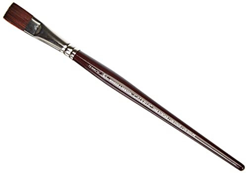 Winsor & Newton Galeria Pinceau A Lavis Plat Manche Court 12mm