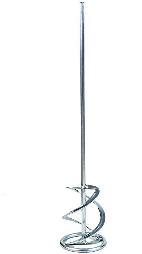 Helix Mixing Paddle 120mm x 600mm x 10mm HEX Shank Mixer, Plaster, Render Whisk, Stirrer Proper-Tools (G32/1186)F