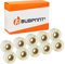 Bubprint 10 Etiketten kompatibel als Ersatz für Dymo 11352 S0722520 für Labelwriter 310 320 330 Turbo 400 Twin Turbo Duo 450 Twin-Turbo Duo SE450 25 mm x 54 mm
