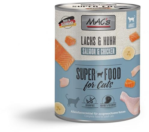 MAC's Katzenfutter getreidefrei Lachs & Hühnchen, 800 g