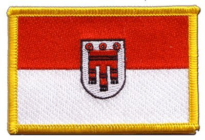 Flaggenfritze Flaggen Aufnäher Österreich Vorarlberg Fahne Patch + gratis Aufkleber