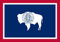 2X Autocollant de Voiture Wyoming - Drapeau Sticker État américain (8x5 cm)
