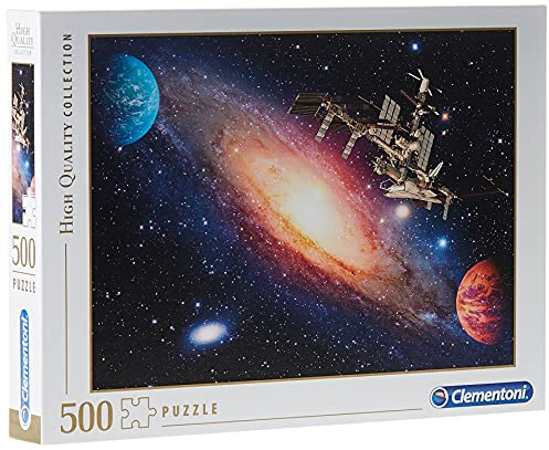 Clementoni 35075 Internationale Raum-Station – Puzzle 500 Teile, Geschicklichkeitsspiel für die ganze Familie, Erwachsenenpuzzle ab 14 Jahren