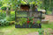 KHW Pflanzkasten groß mit Zentralspalier (2-TLG.) 100 cm anthrazit - 2er Set