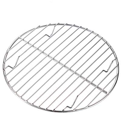 Campingmoon Grille de cuisson ronde en acier inoxydable 21 cm pour four hollandais W21