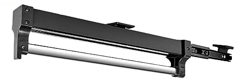 Ausziehbare Kleiderstange zum Herausziehen der Kleiderbügel Verstellbarer Kleiderschrank Teleskopstange Kleiderstange (447mm, Schwarz)