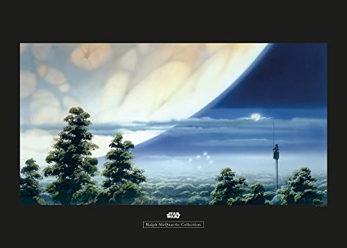 Komar Star Wars Classic RMQ Yavin Lookout - Größe: 70 x 50 cm, Wandbild, Poster, Kunstdruck (ohne Rahmen)