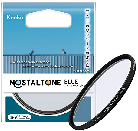 Kenko Soft Effekt Filter NOSTALTONE Blue φ52mm, mit Farbeffekt, zur Kontrasteinstellung, hergestellt in Japan