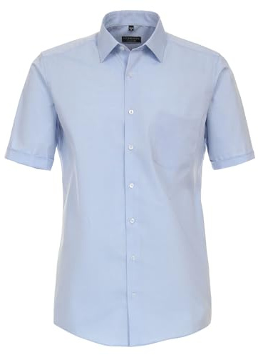 Redmond - Comfort Fit - Herren Kurzarm Hemd (140900), Größe:3XL, Farbe:Blau(10)