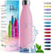 HoneyHolly Trinkflasche Edelstahl - 750ml - Thermosflasche, BPA-Frei, Trinkflasche Sport - Auslaufsicher Wasserflasche, Trinkflasche Kohlensäure Geeignet, Thermoskanne für Fitness, Gym, Fahrrad