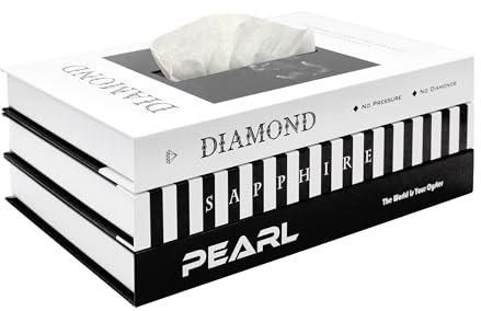 Senea Kay Taschentuchbox-Abdeckung, rechteckig, dekorativer Taschentuchspender für Couchtisch, Wohnzimmer, Schlafzimmer, große Taschentuchbox, perfekte Größe, um rechteckige Taschentuchbox abzudecken