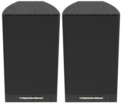 CERWIN-VEGA! Home Audio LA165 6.5 2-Way Bookshelf Speakers (Black)