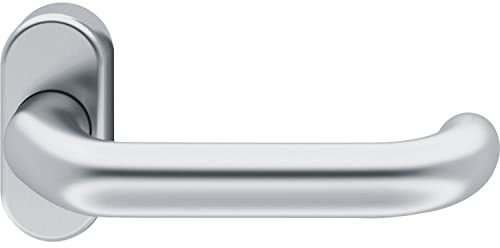 FSB 0 11263 6204 FH-Rahmentürdrücker 06 1146 Hochhaltefeder B Rosette oval Edelstahl matt,