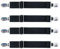 4 Stück Stiefelriemen Clips, 25cm-50cm Verstellbare Hosen Clips Steigbügel Beinriemen elastische Bügeltischspanner Bettlakenspanner Matratzenspanner für Hose Bettlaken, Matratze, Bügelbrett Sofa