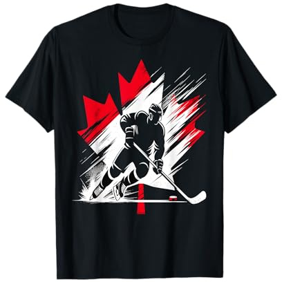 Kanada-Hockey-Flagge T-Shirt