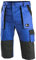 CXS Pantaloni da Lavoro Corti Lunghezza 3/4, Rinforzo sulle Ginocchia, Molto Comodi, 100% Cotone, Elementi Riflettenti, comode Tasche Grandi, Tasche Laterali e Posteriori, Passanti per Cintura