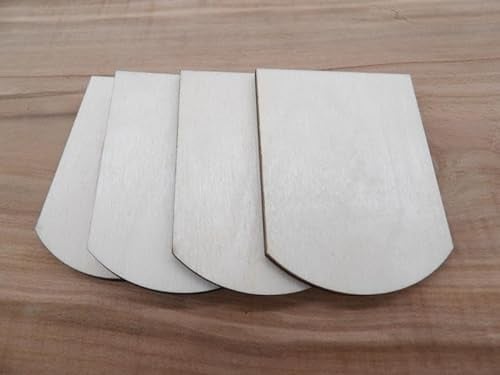 25 Stück Holzschindeln Biberschwanz Manufaktur Martinshof B 50 mm x L 70 mm x 40 mm Modellbau, Weihnachten, Krippe, Pyramide, Dekoration, Deko, Holz, Bastelholz