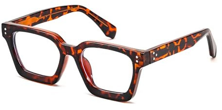 FEISEDY Retro 70s Azul Luz Filtro Gafas Hombres Mujeres Cuadrado Azul Luz Bloqueo Ordenador Gafas Gaming Gafas B0101