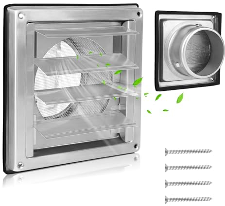 Rejilla Ventilacion, Rejillas DeVentilación para Salida de Aire, Rejilla Ventilacion Baño, Rejillas de Ventilacion, Rejilla Ventilacion Rectangular, para Tuberías y Revestimientos VMC