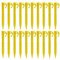 JYTDBCS 20 Pcs Plastic Tent Pegs, Heavy Duty Plastic Tent Nails for Fixing Camping Tent Rain Tarps Garden Weed Mat Tent Pegs