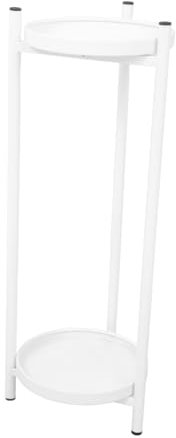 Milisten Stand House Plants Iron Plant Holder Stand for Plants Indoor Pot Shelf Single Plant Stand Indoor Tall Farmhouse Plant Stand Plant Pot Stand Flowerpot Stand White