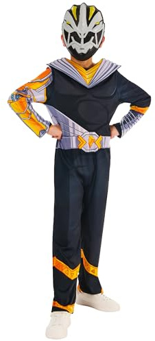 Rubie's Official Power Rangers Cosmic Fury Black Ranger Costume, Childrens Fancy Dress