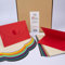 PresentFill® - blanko Falt-Karten inkl. Briefumschläge mit Herz Verschluß - 52er Set (4 x13 Farben) - Bunt - Klappkarten zum selbst gestalten, beschriften oder bedrucken - DIN A6 / C6