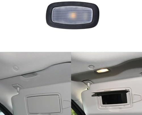 Auto Innenbeleuchtung Make Spiegel Kompatibel mit Mercedes W205 W213 Auto Sonnenschutz Lichter für Benz C E S GLC Klasse 0009069504 (Schwarz)