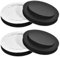 4 Pcs 6.5 Kit de système de Haut-Parleur Universel en Mousse de Voiture,éponge Auto-adhésive Mousse de Haut-Parleur de Voiture à Rebond élevé,Anneau Tampon en Coton insonorisé