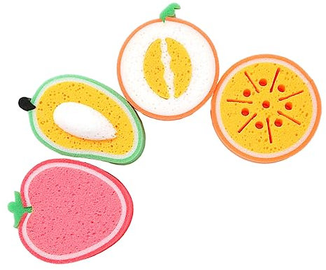 SEWOART 4piezas Esponjas para Platos De Cocina Estropajo Luffa Estropajo Cocina y Esponjas De Limpieza