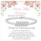 BMMYE 70th Birthday Gifts for Women Silver Bead Bracelet for Women with Birthdays Card 70th Birthday Gifts for Her