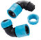2Pcs Elbow Quick Connectors, 90 Degree Garden Hose Adapter, 1/2 Inch (12-13mm) Hose Quick Coupling Angle Adapter, for Outdoor Hose Tap, Garden Watering Irrigation,Car Wash