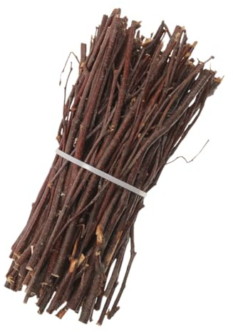 KONTONTY Palitos de Ramitas de Madera Natural 30 CM Manojo de Leña Menuda para Manualidades y Decoración Rústica Accesorio DIY Adecuado para Jarrones y Proyectos Creativos