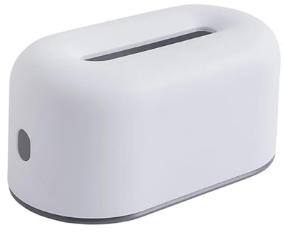 Taschentuchbox Taschentuchhalter Box Cover Dispenser Serviette Organizer for Bürotoilette Halterung(White)